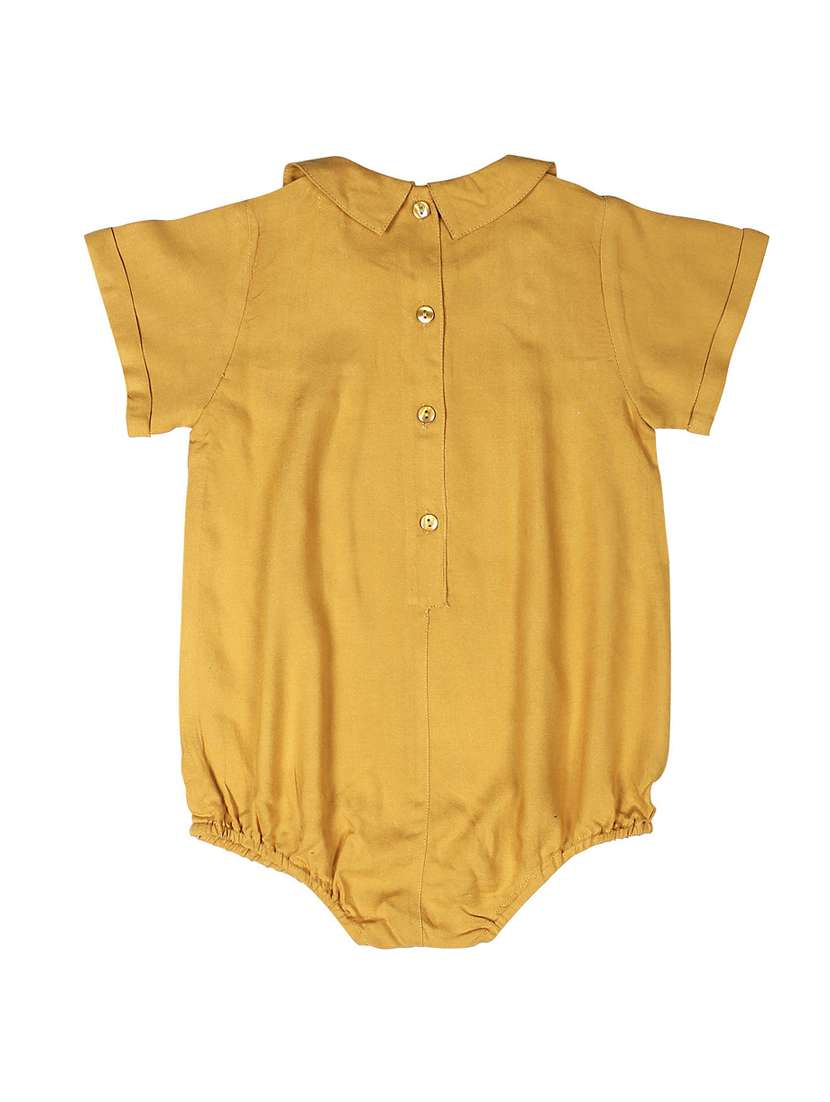 boys yellow solid rompers  - 19313271 -  Standard Image - 1