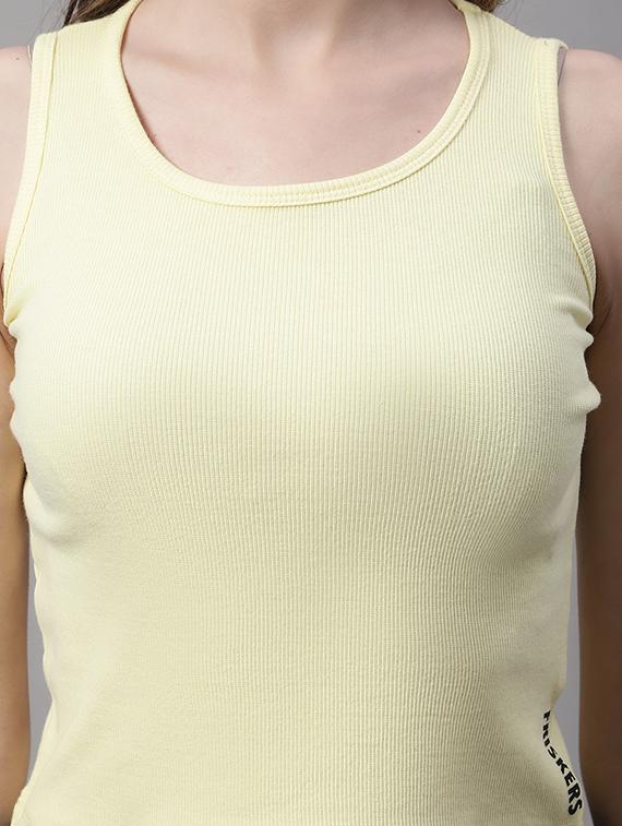 women's crop round neck top - 19313760 - Standard Image - 4