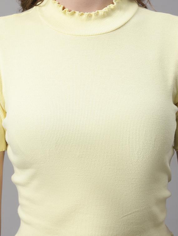 women's crop mock neck top - 19313764 - Standard Image - 4