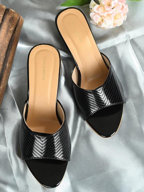 women slip on block heel - 19313859 - Standard Image - 0