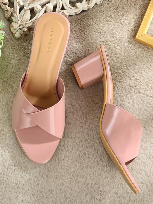 women slip on block heel - 19313863 - Standard Image - 0