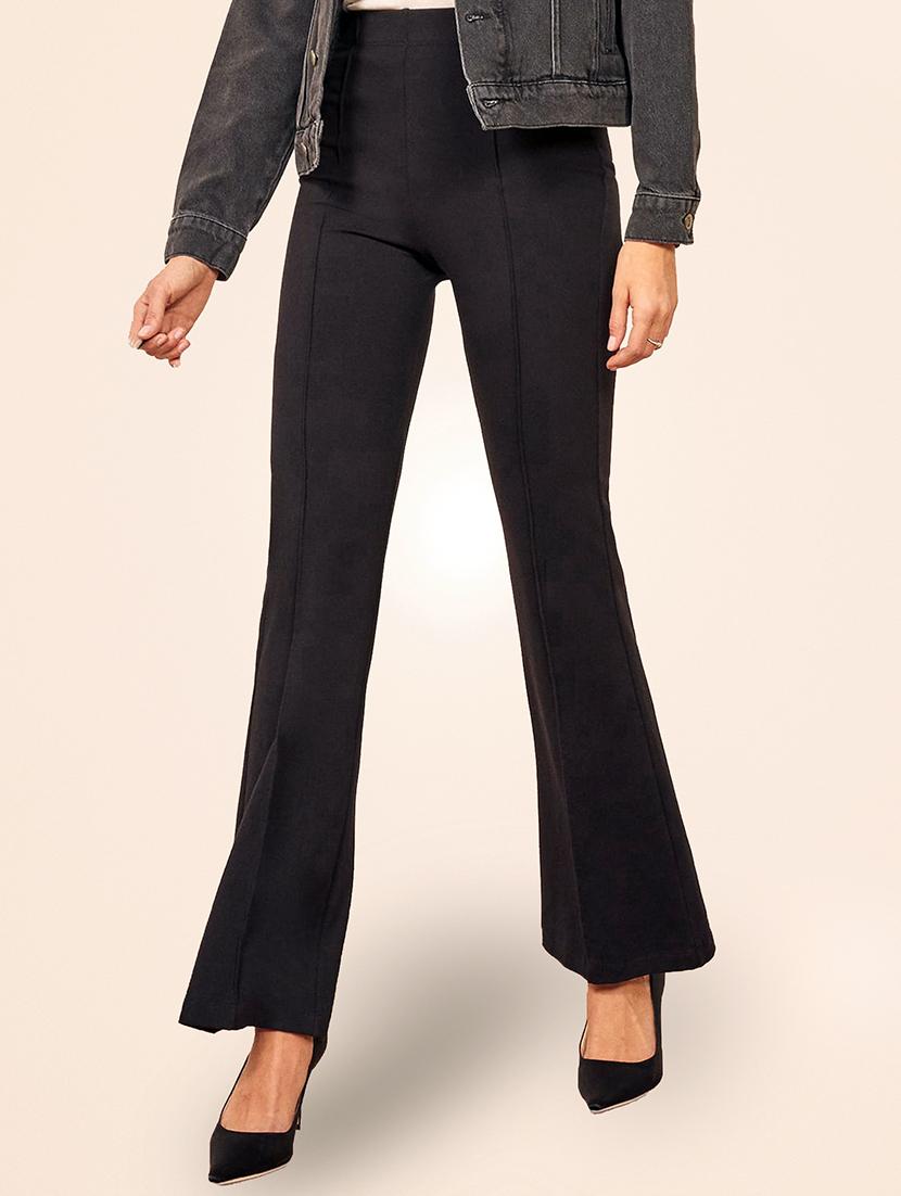 women solids bootcut trousers - 19314222 -  Standard Image - 1