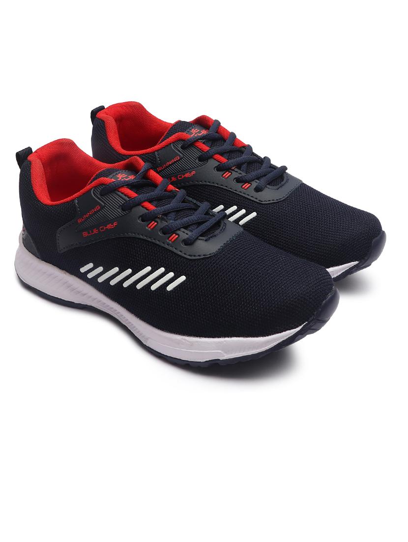 red synthetic sport shoes - 19323158 - Standard Image - 1