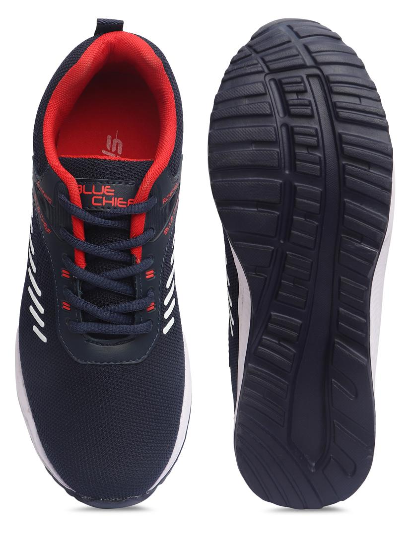 red synthetic sport shoes - 19323158 - Standard Image - 4