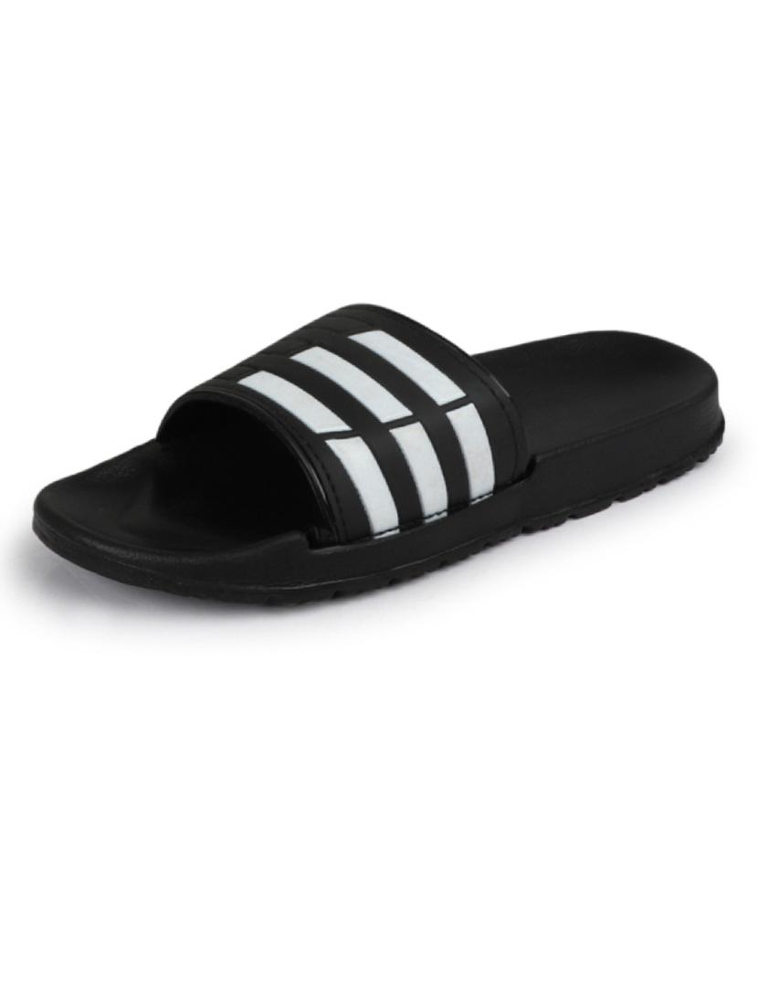 mens striped slip on flip flop - 19323185 - Standard Image - 1