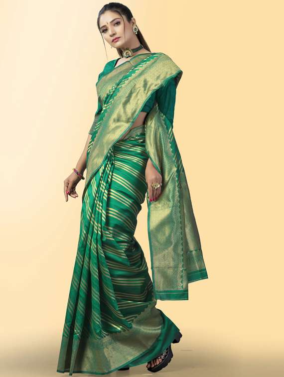 women's banarasi saree with blouse - 19323455 -  Standard Image - 1
