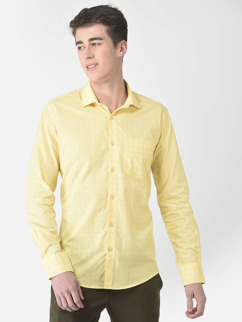 mens checks casual shirt