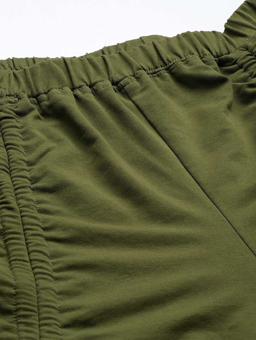 green solid plus trouser - 19326359 - Standard Image - 4