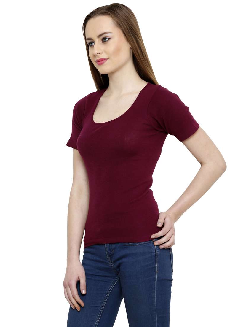 women's a line round neck top - 19326822 -  Standard Image - 1