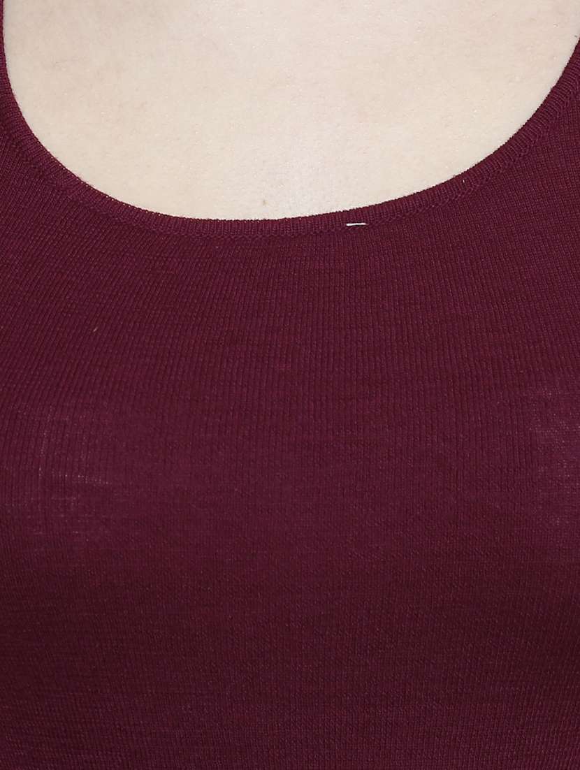 women's a line round neck top - 19326822 -  Standard Image - 4