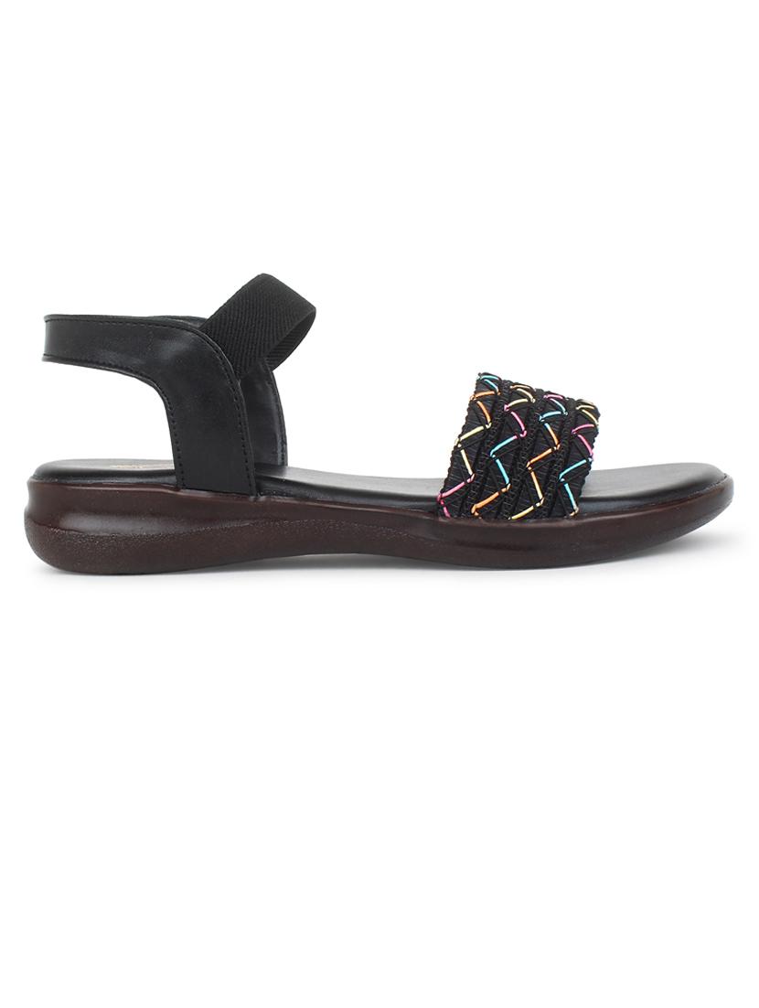 black back strap sandal - 19328201 -  Zoom Image - 0