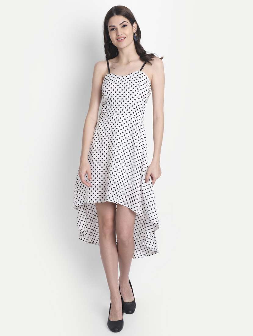 women's high low aztec dress