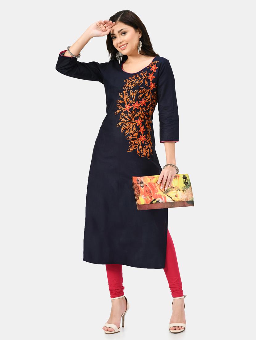 women's straight kurta - 19329078 -  Zoom Image - 0