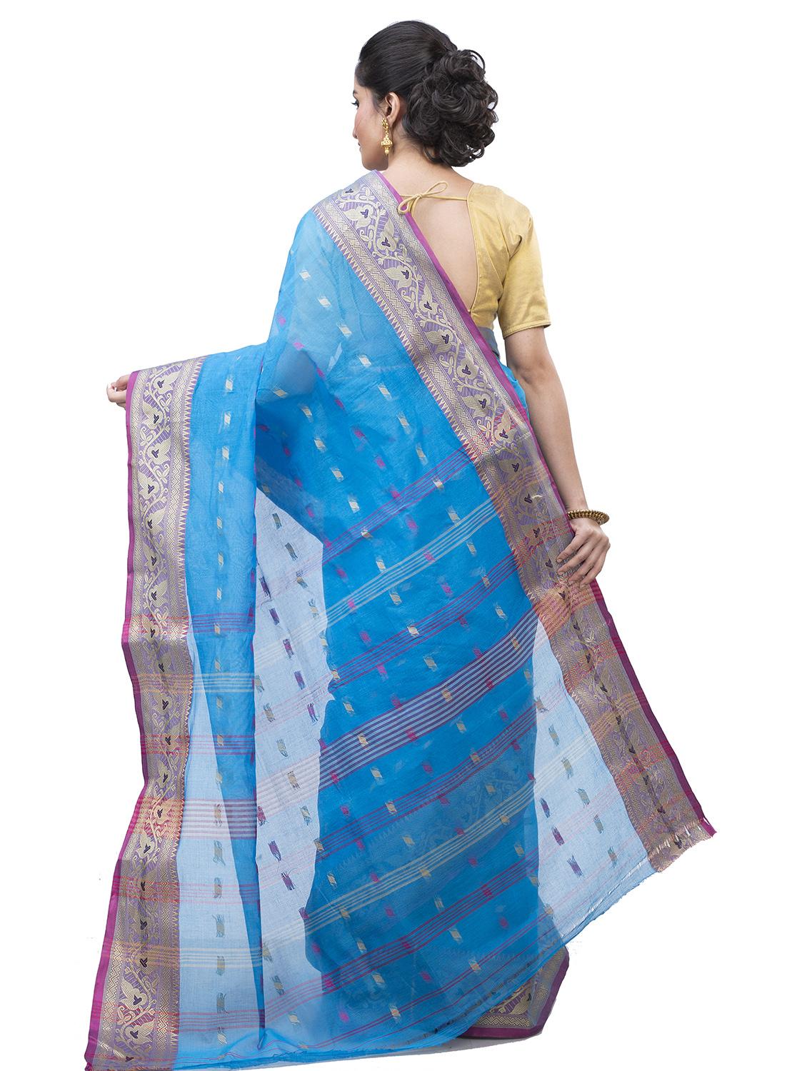 women's self design turquoise colored saree - 19329285 - Standard Image - 1