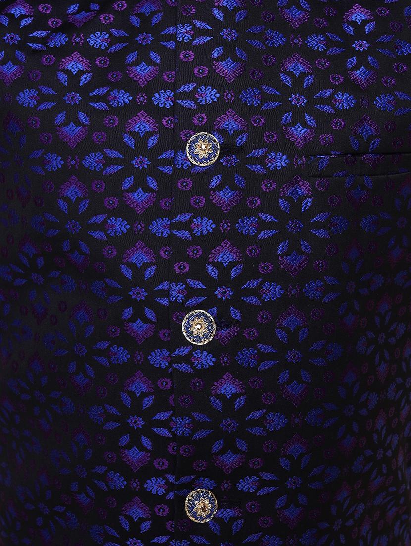 solids silk blend kurta set - 19329664 - Standard Image - 4