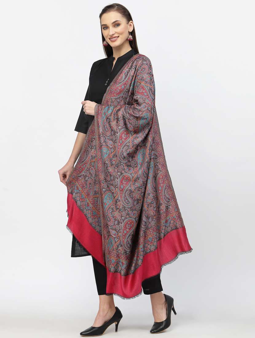 women's paisley print stole - 19330214 -  Standard Image - 1