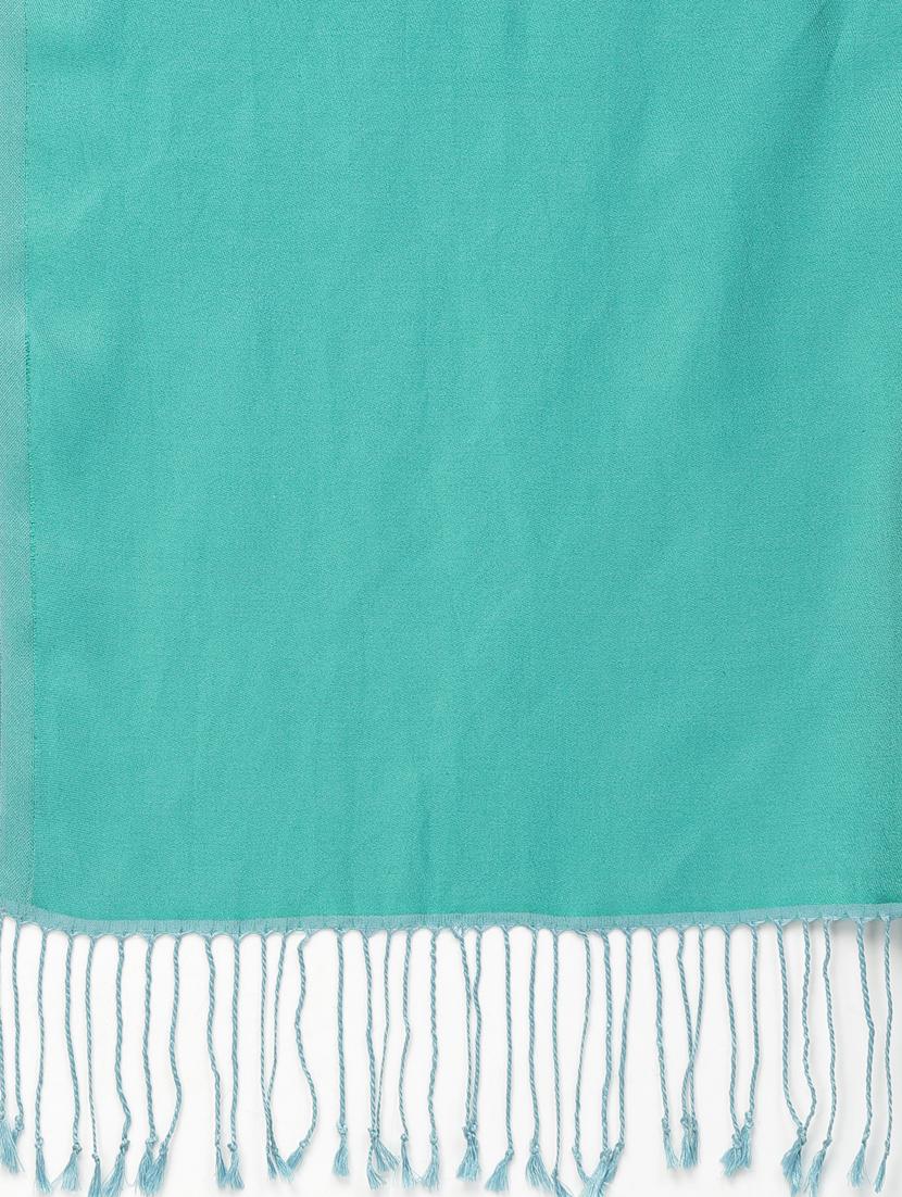 women's solid print stole - 19330217 - Standard Image - 4