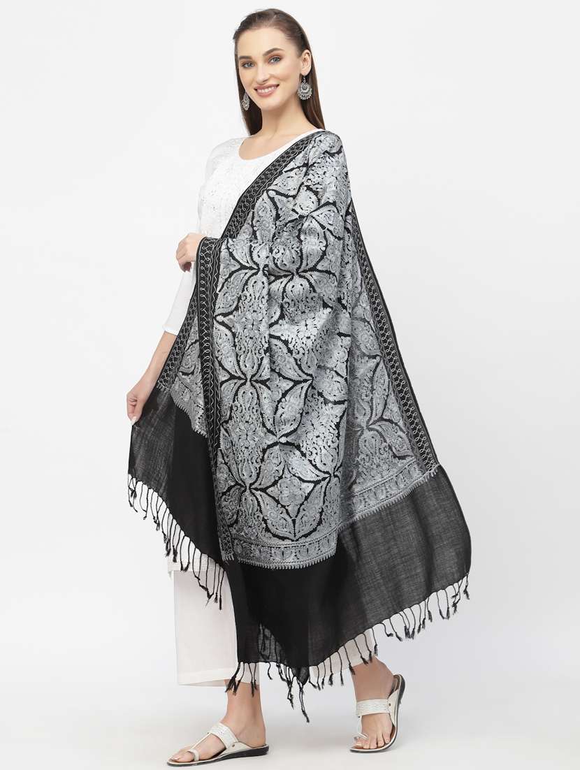 women's printed print stole - 19330220 - Standard Image - 1