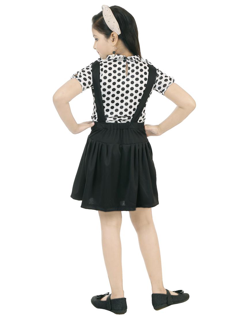 black printed dungaree - 19330236 - Standard Image - 1