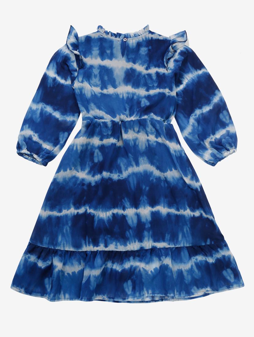 tie & dye polyester frock - 19330288 - Standard Image - 1