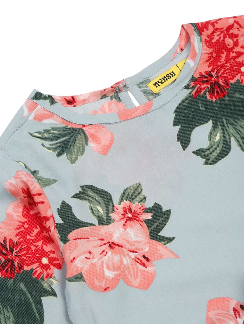 printed polyester frock - 19330296 -  Standard Image - 4