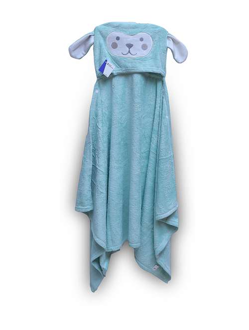 kids blue cotton bath towel