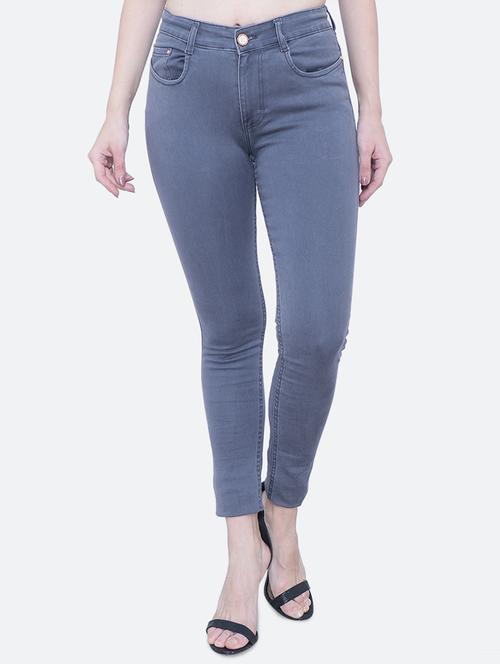 women's plain slim fit jeans - 19332994 - Standard Image - 0
