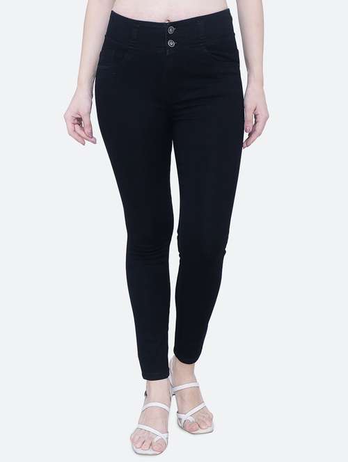 women's plain slim fit jeans - 19333003 - Standard Image - 0