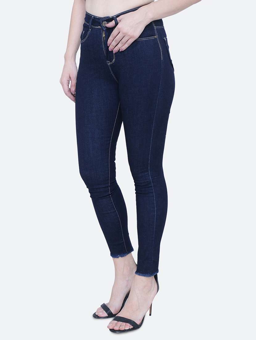 women's plain slim fit jeans - 19333006 -  Standard Image - 1