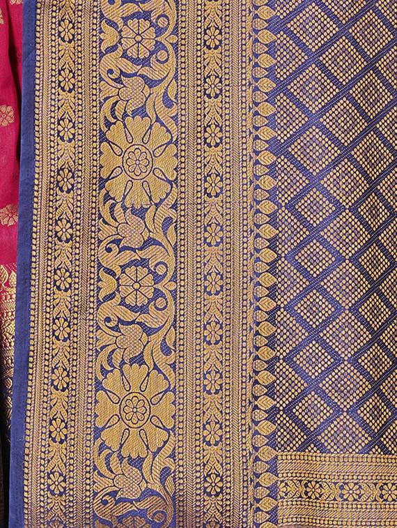 self design woven saree - 19333437 - Standard Image - 1