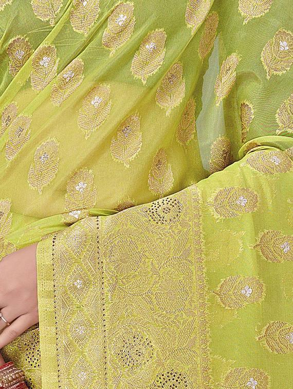 self design woven saree - 19333491 - Standard Image - 1