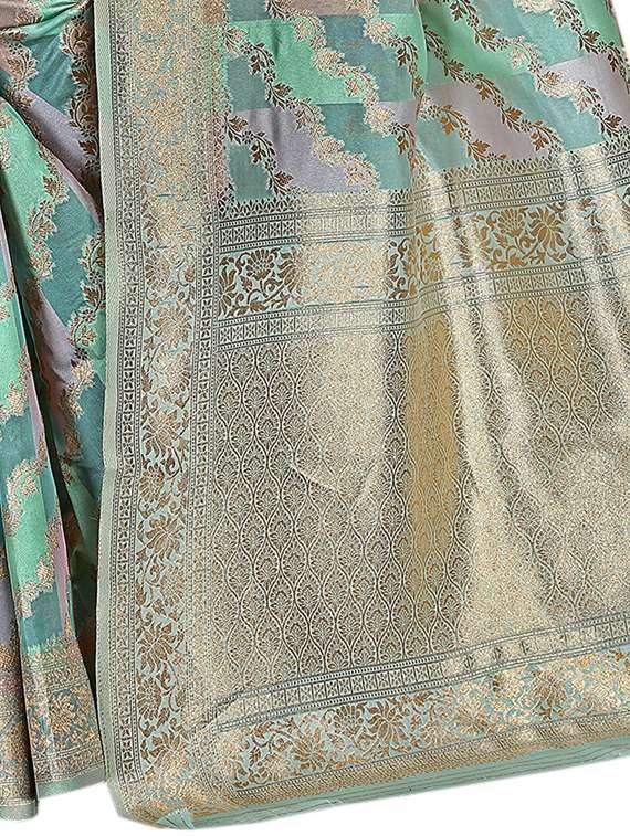 self design woven saree with blouse - 19333511 -  Standard Image - 1