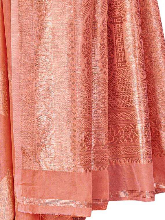 self design woven saree with blouse - 19333785 - Standard Image - 1