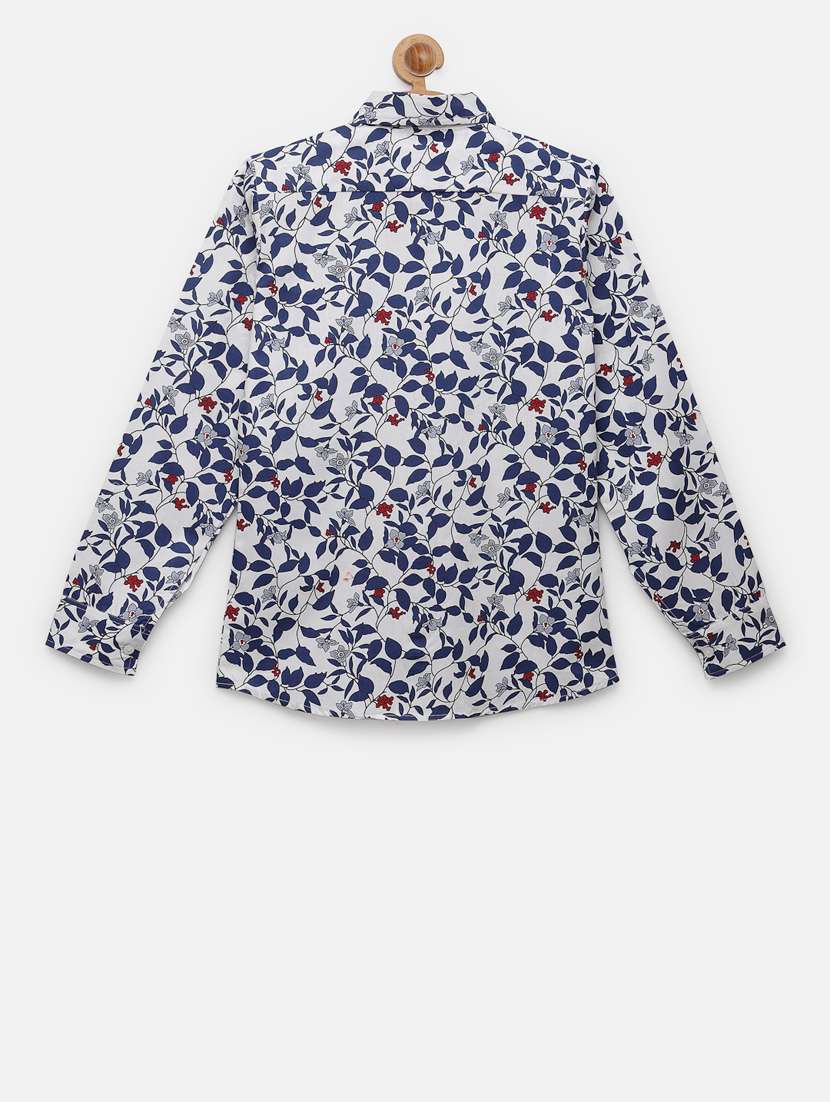 white printed shirt - 19334183 -  Standard Image - 1