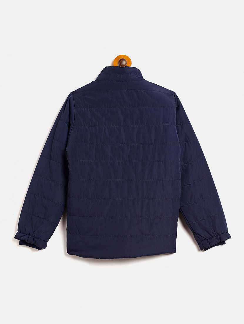 blue solid bomber jackets - 19334743 -  Standard Image - 1