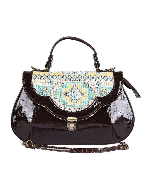brown leather sling bag - 19335165 -  Standard Image - 0