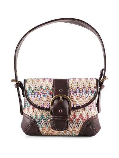multi colored cotton sling bag - 19335182 -  Standard Image - 0