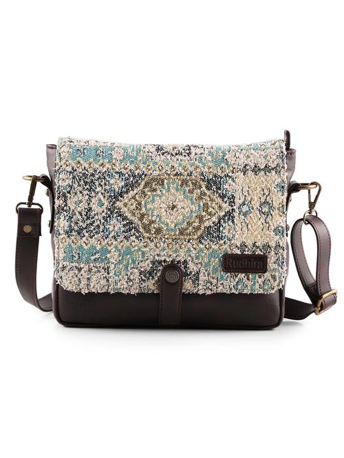 multi colored cotton sling bag - 19335194 -  Standard Image - 0