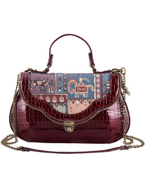 brown cotton sling bag - 19335197 -  Standard Image - 0