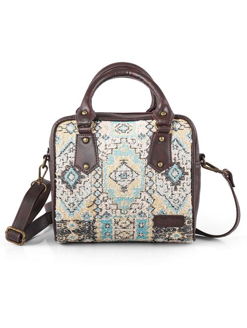 white cotton sling bag - 19335199 -  Standard Image - 0
