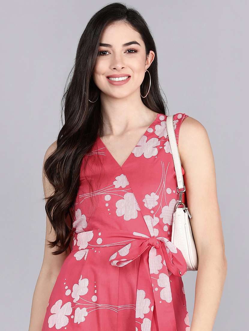 printed 3/4 jumpsuit - 19336349 -  Standard Image - 4