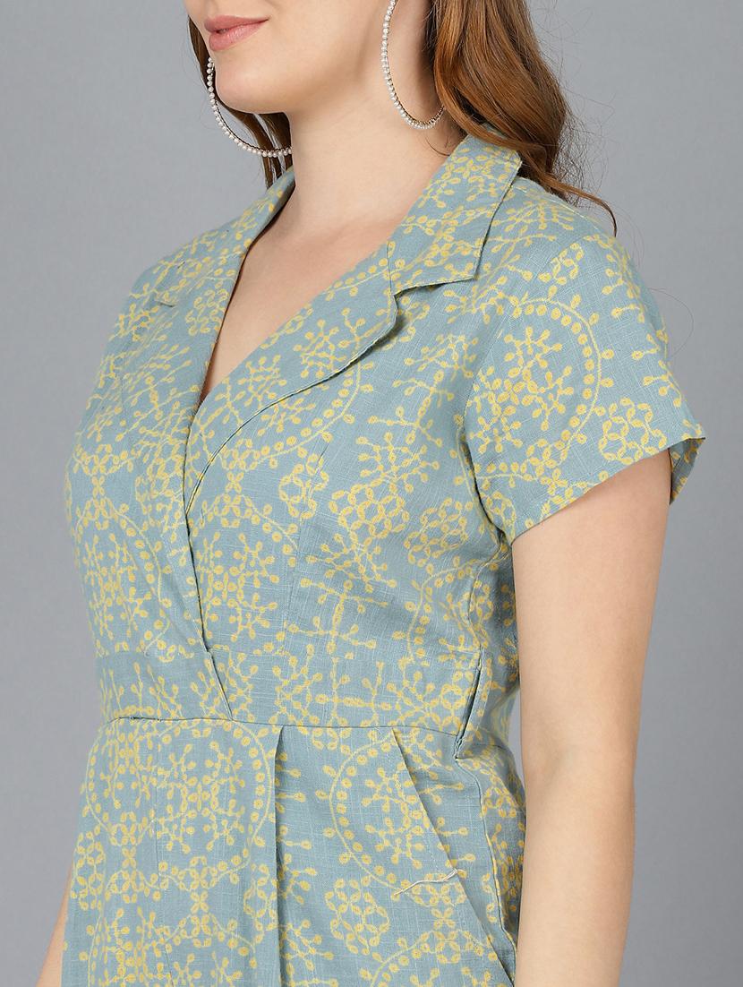 printed full leg jumpsuit - 19336358 - Standard Image - 4