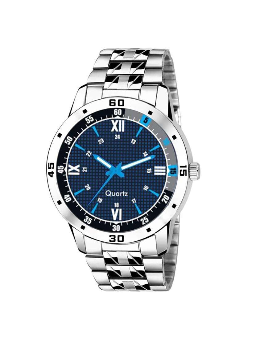 mens round analog watch