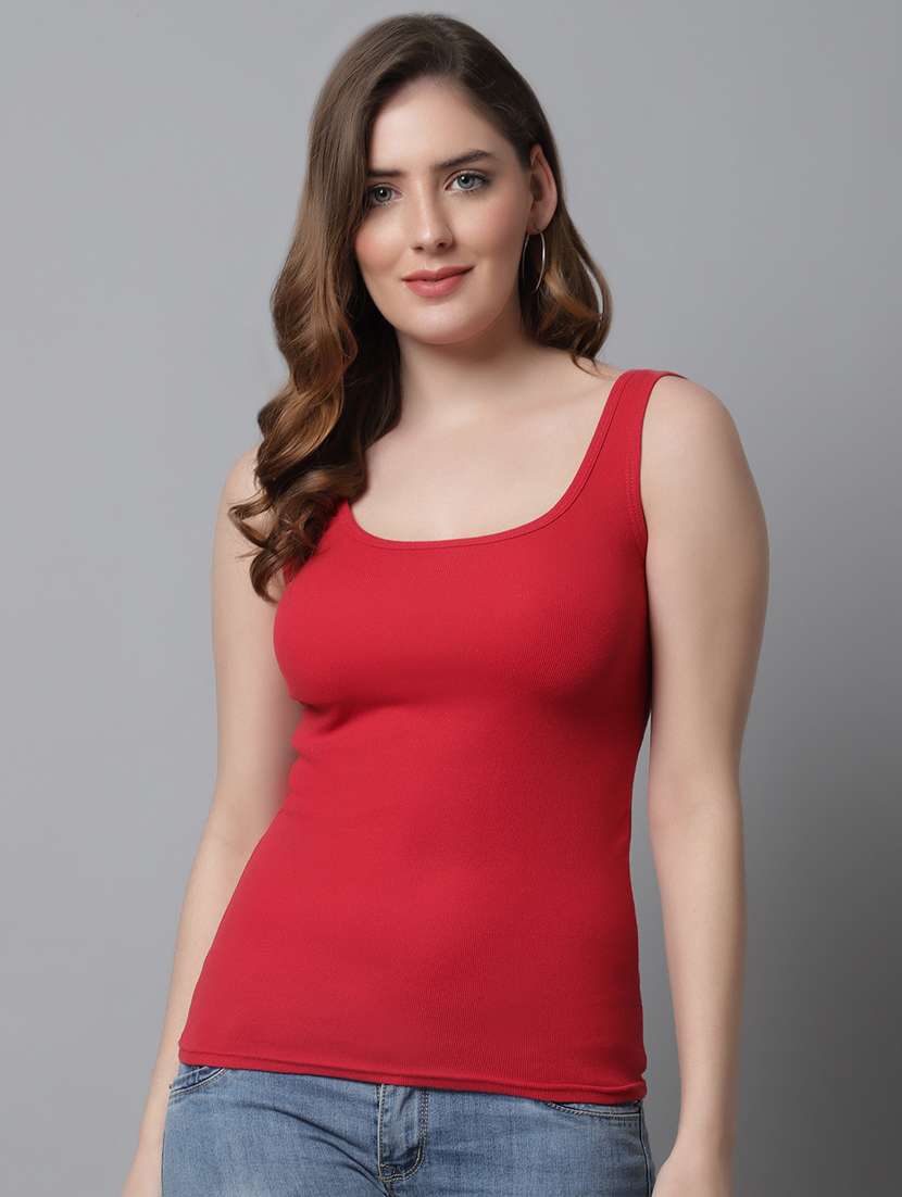 women's tank top scoop neck top