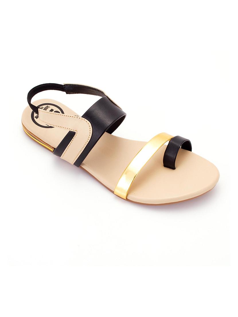 black back strap sandal - 19337359 - Standard Image - 1