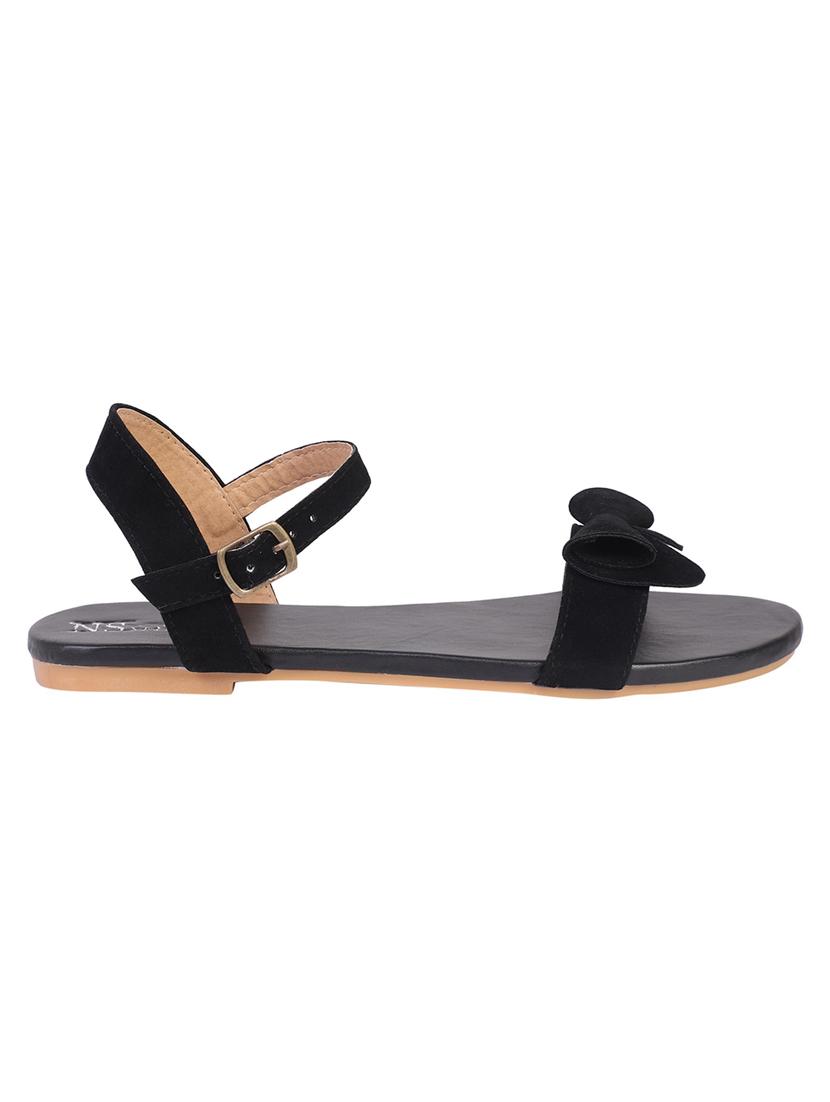 black ankle strap sandal - 19337685 - Standard Image - 1