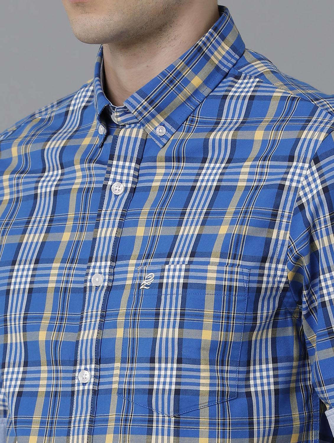 mens checks casual shirt - 19338861 - Standard Image - 4