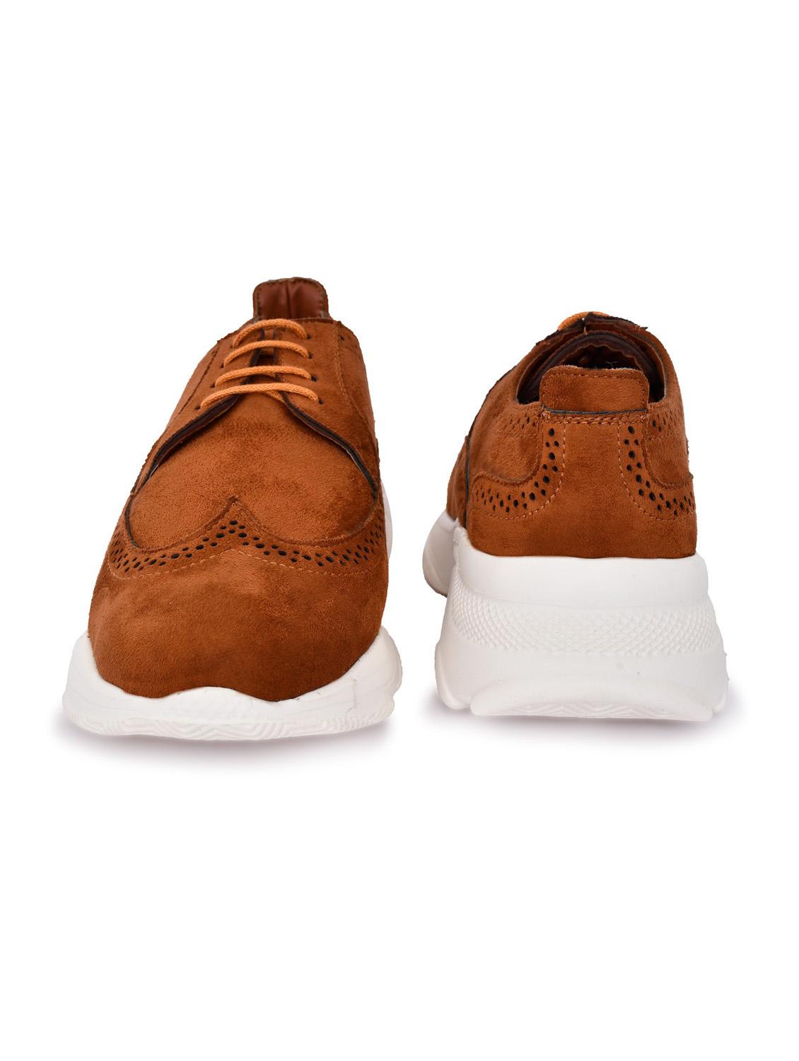 tan lace up shoes - 19345407 - Standard Image - 4