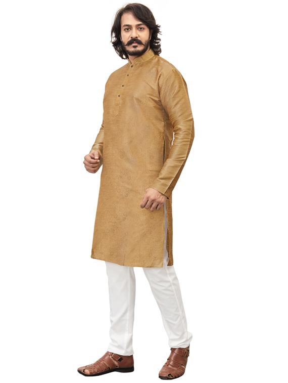 solids cotton kurta pyjama set - 19345523 - Standard Image - 1