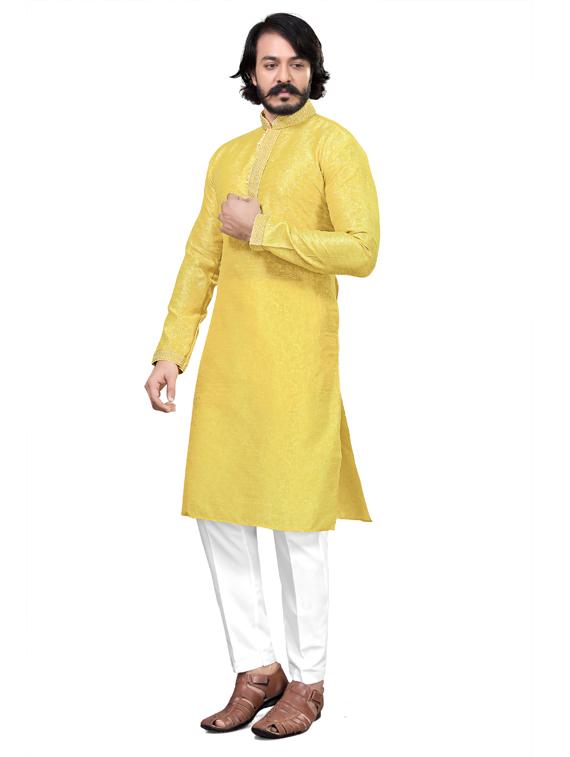 printed cotton kurta pyjama set - 19345532 - Standard Image - 1